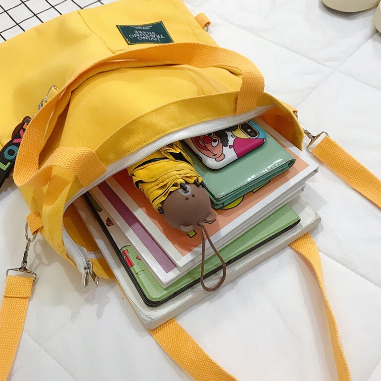 Women s Bag Crossbody Handbag Female Shopper Fashion Simple Quality Bolsas Korean Designer Shoulder Canvas Bags 4