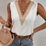 Women s Casual Tees Top 2023 Summer V