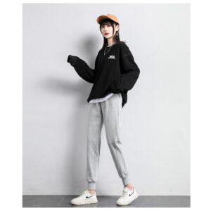 Women s Harem Sports Pants Casual Urban Sweatpants Vintage Joggers Harajuku Korean Fashion Streetwear Female Trouser 4