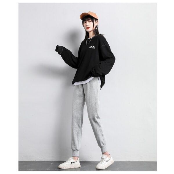 Women s Harem Sports Pants Casual Urban Sweatpants Vintage Joggers Harajuku Korean Fashion Streetwear Female Trouser 4