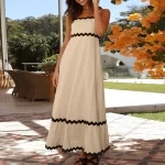 Women s Summer Dresses 2024 Spaghetti Straps Sleeveless