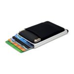 YUECIMIE Slim Aluminum Wallet With Elasticity Back Pouch