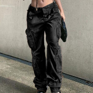 Zenaide Goth Cargo Pants Y2K Women Oversized Grunge Boyfriend Grey Low Waist Loose Pockets Baggy Jeans 6.jpg 640x640 6