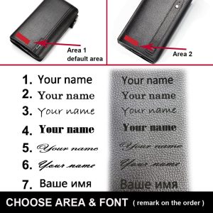 baellerry men clutch bag large capacity men wallets cell phone pocket passcard pocket high quality multifunction 5