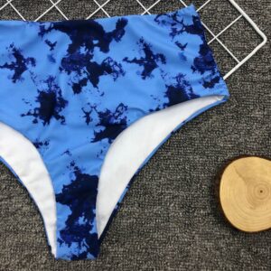 Bikini Sexy Push Up High Waist Print Patchwork Swimwear Swimsuit Women Bikinis Set Bathing Suit Bikini 4