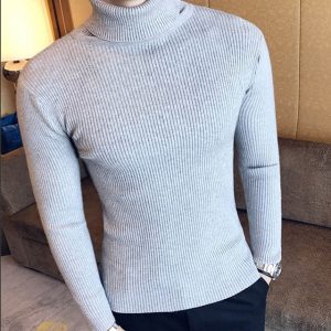 brand Men Turtleneck Sweaters and Pullovers 2021 New Fashion Knitted Sweater Winter Men Pullover Homme Wool 3.jpg 640x640 3