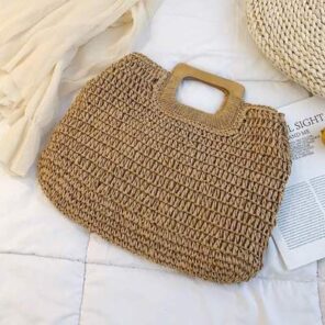 casual rattan large capacity tote for women wicker woven wooden handbags summer beach straw bag lady 1.jpg 640x640 1