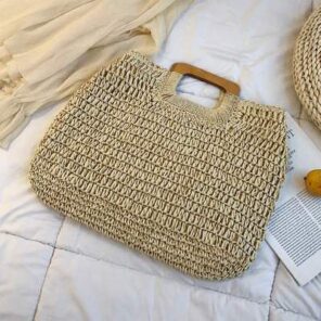 casual rattan large capacity tote for women wicker woven wooden handbags summer beach straw bag lady.jpg 640x640