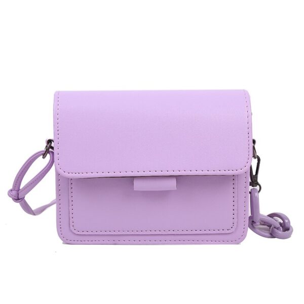 Fashion Brand Women s Small Crossbody Bag Lightweight PU Leather Messenger Bag Flap Handbag Purse Summer 5