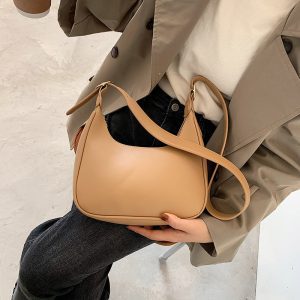 hocodo fashion shoulder bags for women 2021 casual crossbody bags for women pu leather solid color 4