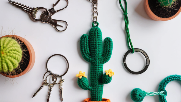 Gift Potted Plant DIY Keychain - New Style