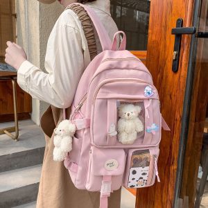 japanese high school girls backpack school bags for teenage girls multi pockets new kawaii backpack women harajuku cute mochila