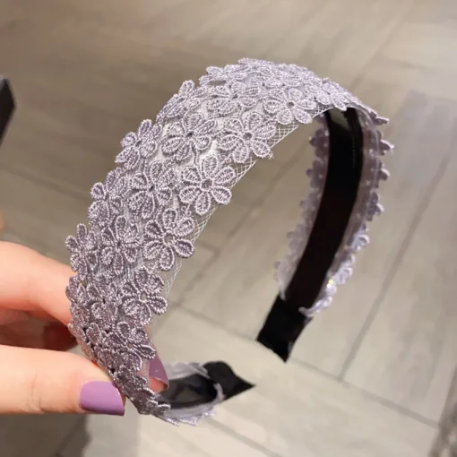 kf H85aee7fe86694bc19c59a4d0b43038dbf Haimeikang Lace Hair Hoop Women Korean Hair Pressure Bezel Headband Fashion Spring Summer New Headwear Hair