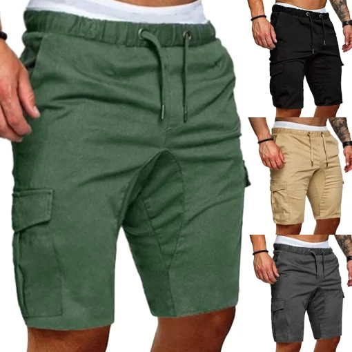 kf H965f00d07c044314b51c5f400a47ac73A Mens Casual Camo Shorts Combat Short Pants Military Army Cargo Work Trousers