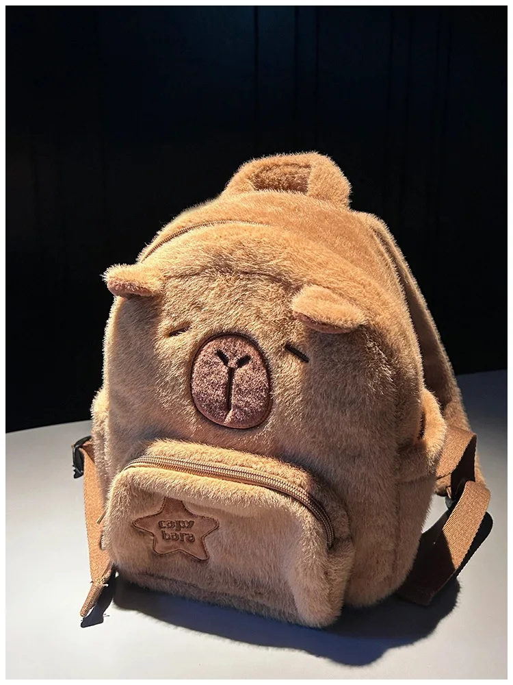 Capybara Plush Backpack Image 15