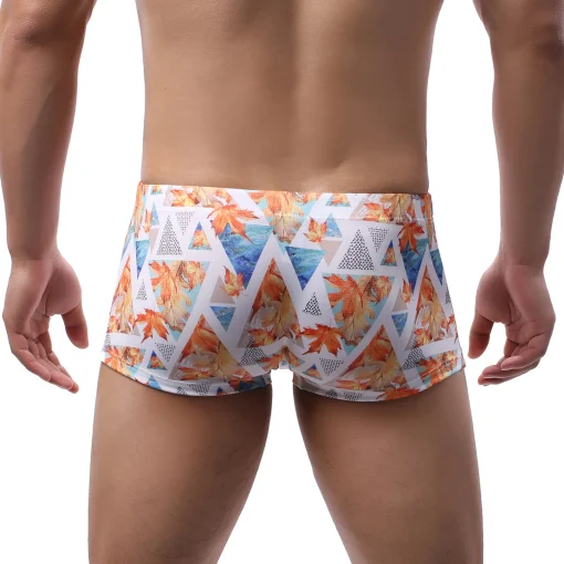 Men's Low Waist Swim Boxers - Stylish Swimwear for Men - Image 5