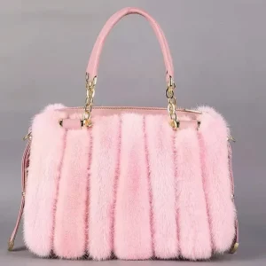 kf S0c5152b0d9454c9f949d84a5caa69409R Real Mink Fur Bag For Women Winter Ladies Handbags Crossbody Bags Single Shoulder Bag Evening Party