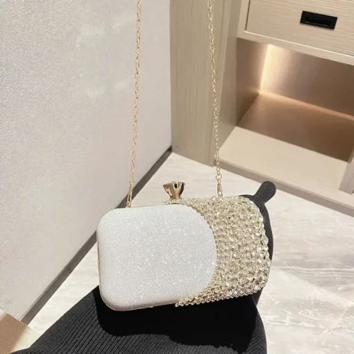 kf S0d848a3ddba64cc79caa5a2179815b20R 2024 New Women Diamond Evening Clutch Bags Women Purse Banquet Wallets Wedding Dinner Bags Clutch Bags