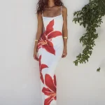  S0e3982868 Mozision Floreal Print Long Dress For