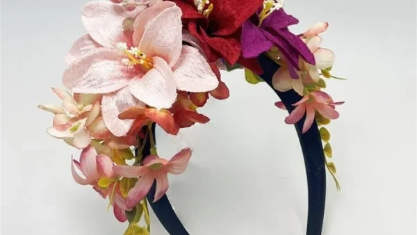 kf S146e89c6c75541b48f76be179dd02fc8P New Fashion Women Wedding Headband Girls Boho Flowers Headwear Children Hair Bands Hair Accessories Bride Wreath