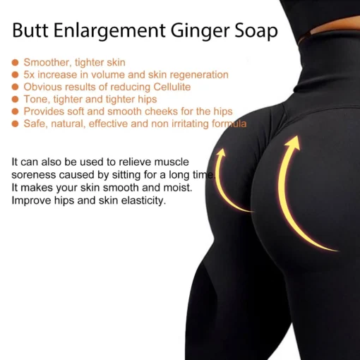 EELHOE Butt Enlargement Ginger Soap Lymphatic Drainage Deep Clean - Image 5