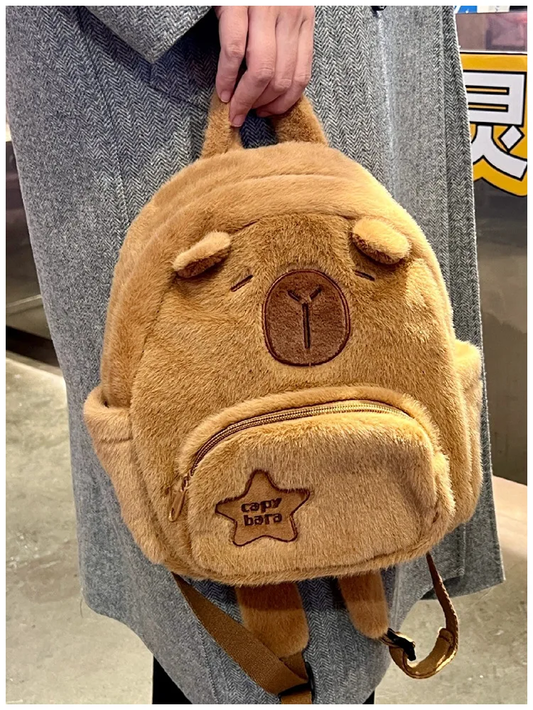 Capybara Plush Backpack Image 12