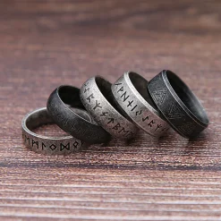 Fashion Retro Viking Rune Ring