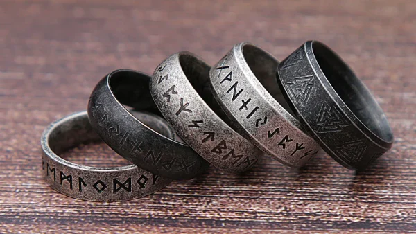 Fashion Retro Viking Rune Ring