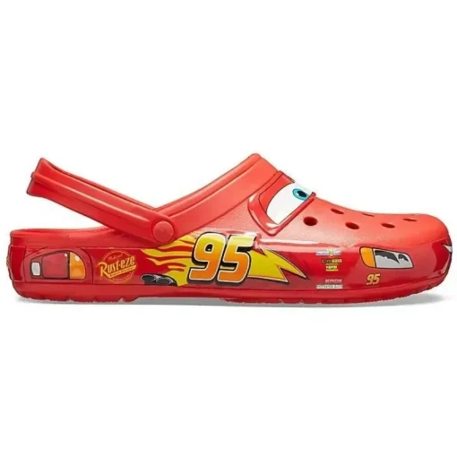 Disney Lightning McQueen Crocs – Cute Cartoon Anti-Slip Pool Slippers - Image 3