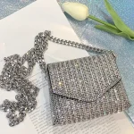  S33e7d2d8f Female Bling Chain Crossbody Bag Ladies