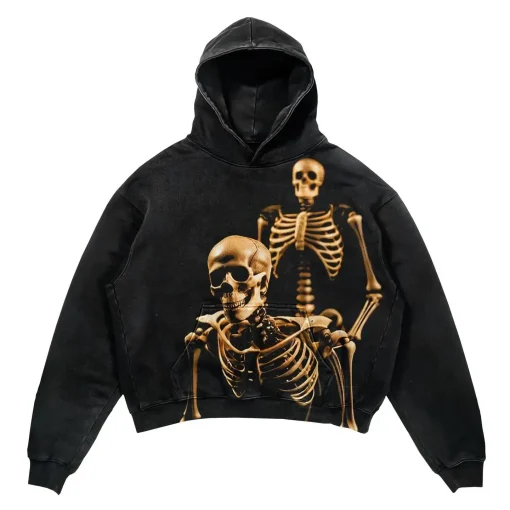 kf S403f72681741445fa43cca2967761207t Harajuku gothic push skull printing hoodies women oversized sweatshirt hoodie goth y2k tops goth promo streetwear