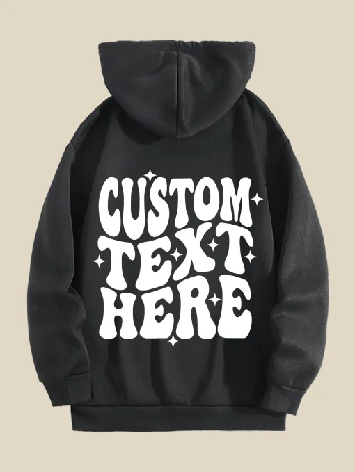 Daily Streetwear Retro Oversized Hoodie 2024 – Letter Print Casual Hip-Hop Hoodie - Image 3