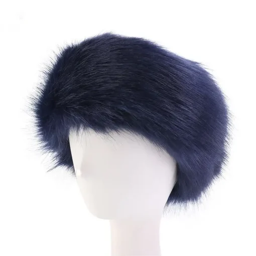 kf S47e8fa6100984014849206371ab162236 Winter Imitation Fox Fur Keepwarm Headband