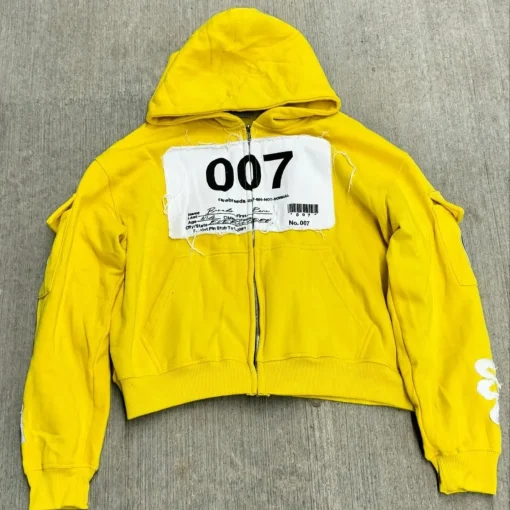 Y2K Zip Up Hoodie - Harajuku Streetwear with Patch Embroidery - Image 3