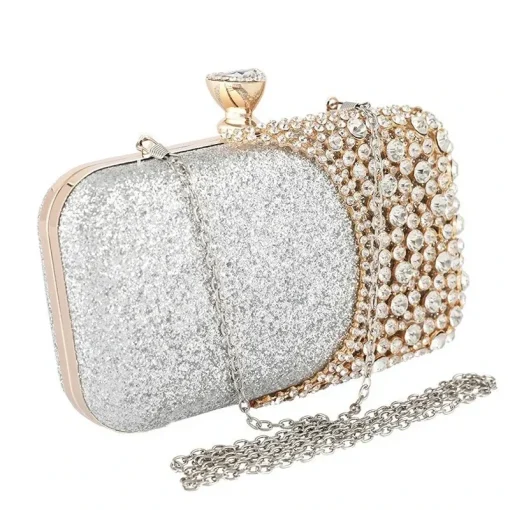 kf S4c5c081ad5df4619b09573fc61a34c75o 2024 New Women Diamond Evening Clutch Bags Women Purse Banquet Wallets Wedding Dinner Bags Clutch Bags