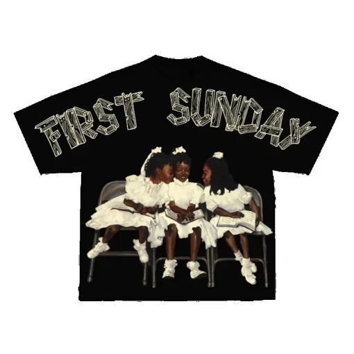 kf S532188d119e4460688b98912775e80d4d Harajuku Children First Sunday Print Graphic Popular T Shirt Men Y2K Short Sleeves Vintage Oversize Tshirt