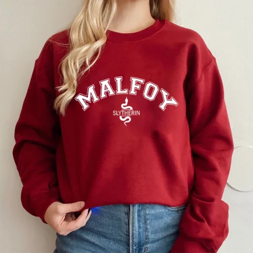 kf S5a1b0041de164eea8b1197edd4245281b Malfoy Sweatshirt House Sweatshirts Dark Academia Crewneck College Sweatshirt Unisex Long Sleeve Pullover Autumn Winter Hoodies