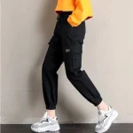  S61cf83724 Cropped Harem Trousers for Women High