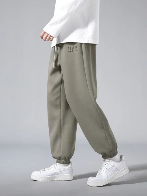 Men's Big Size Cotton Jogger Sweatpants – Loose Hip-Hop Harem Trousers (6XL-8XL)