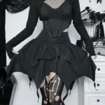  S741c1915f Gothic Punk Irregular Skirts New Sexy