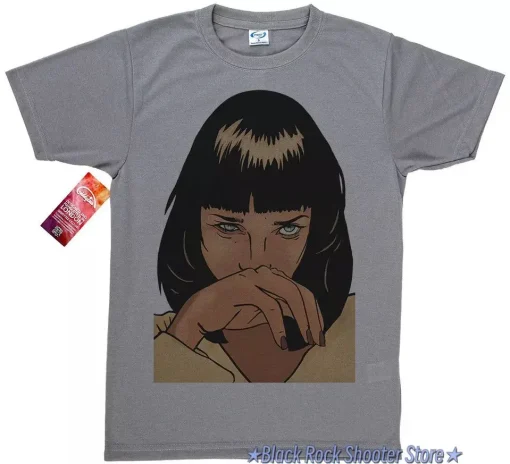 kf S7bb36e62f3b246d8b3f89ae76b5d658bu Harajuku Hot sell Mia Wallace Graphic t shirts Y2k Tops Streetwear Oversized t shirt Gothic Cartoon