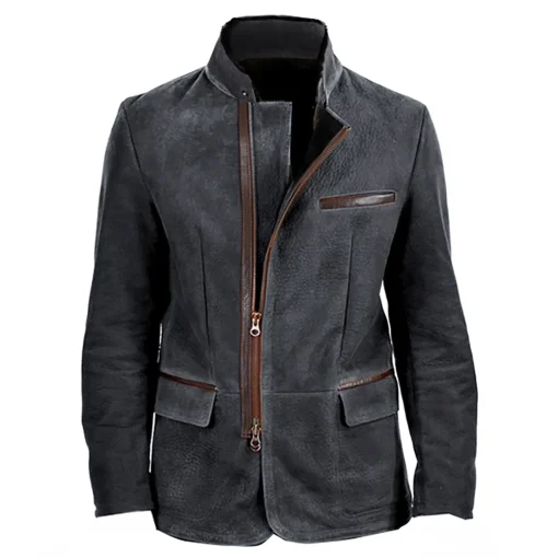 kf S804ac2371e6148aaaef25df36acea502p Pu Leather Coat For Man Winter Clothing Men s Motorcycle Artificial Leather Jacket Fashion Long Sleeve