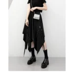  S837a17378 Long Skirt Irregular Skirt Girl s