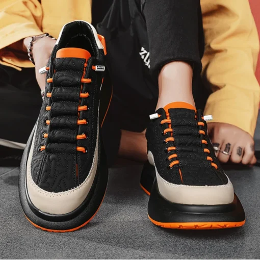 kf S8e7b9b0658b54b8ea01268ea929e86d20 Men Casual Vulcanized Sneakers New Chunky Sneakers Designer Men Comfort Platform Vulcanized Shoes Tennis Zapatillas De