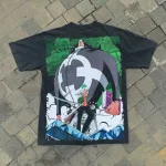 kf S9069bdd63d08471f8cf2fe0fa5fc8c034 Zoro vs Bartholomew Kuma Graphic T Shirts Grunge Oversized Pro Choice Tops Y2k T Shirt Harajuku