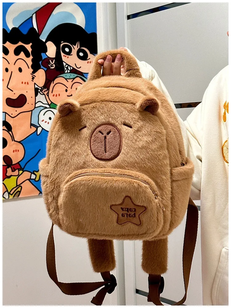 Capybara Plush Backpack Image 3