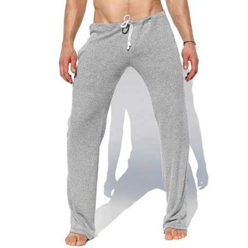 Men's Trousers Summer Casual Fitness Joggers Sweatpants Solid Color - Image 2