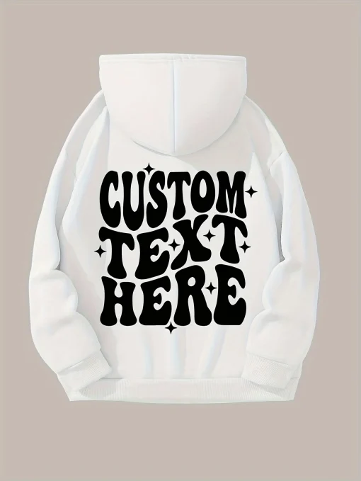 Daily Streetwear Retro Oversized Hoodie 2024 – Letter Print Casual Hip-Hop Hoodie - Image 4