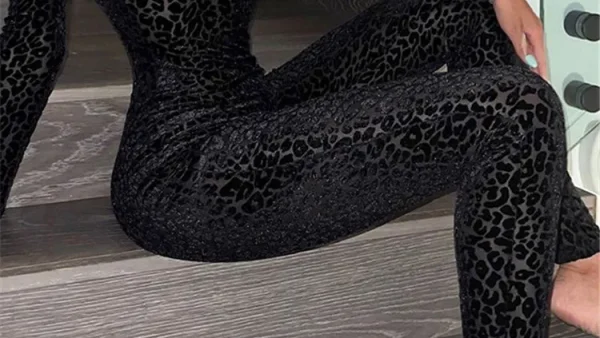 kf Sbdfee47582214005af44ed63ffade9785 Shestyle Leopard Transparent Jumpsuits Women Skinny Back Zip Mock Neck Black Sexy 2021 Hot Animal Print