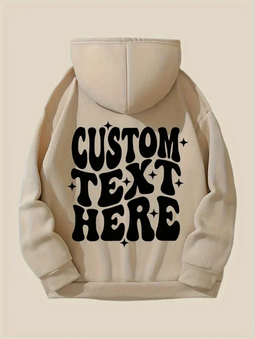 Daily Streetwear Retro Oversized Hoodie 2024 – Letter Print Casual Hip-Hop Hoodie - Image 2